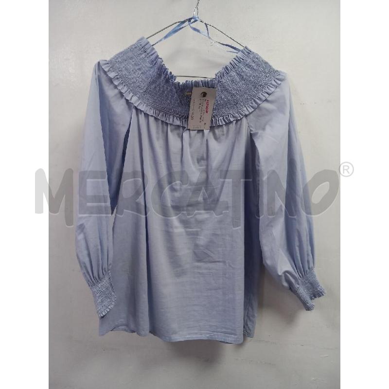 MAGLIA D ANNARITAN CELESTE | Mercatino dell'Usato Roma porta di roma 3