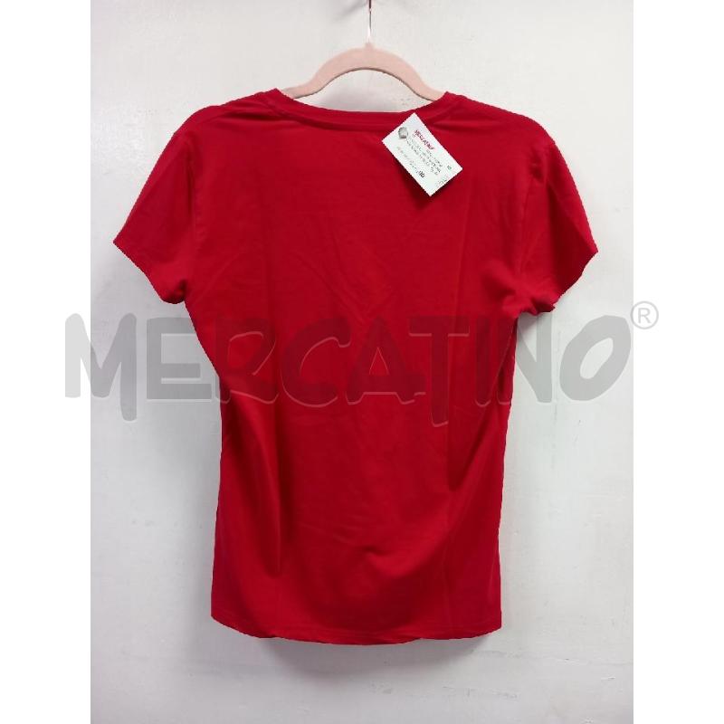 MAGLIA D ARMANI EXCHANGE ROSSO PAILLETTES NERO | Mercatino dell'Usato Roma porta di roma 3