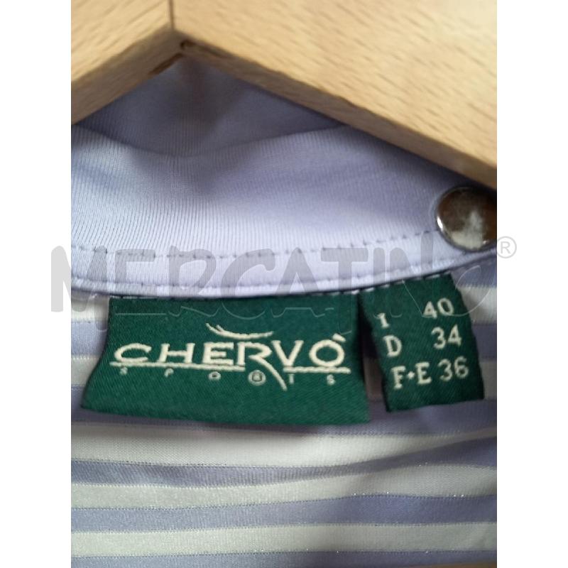 MAGLIA D CHERVO VIOLA RIGHE BIANCO | Mercatino dell'Usato Roma porta di roma 2