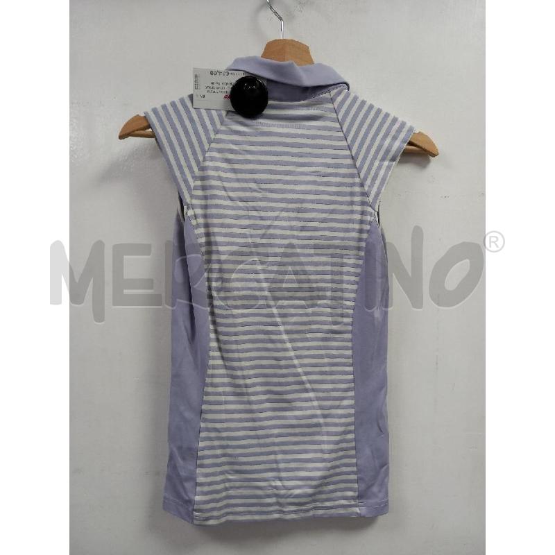 MAGLIA D CHERVO VIOLA RIGHE BIANCO | Mercatino dell'Usato Roma porta di roma 3