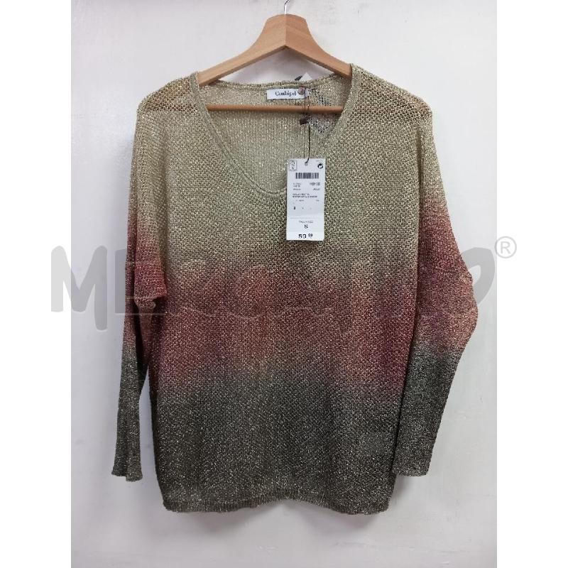 MAGLIA D CONBIPEL TRAFORATO DORATO ROSA | Mercatino dell'Usato Roma porta di roma 1