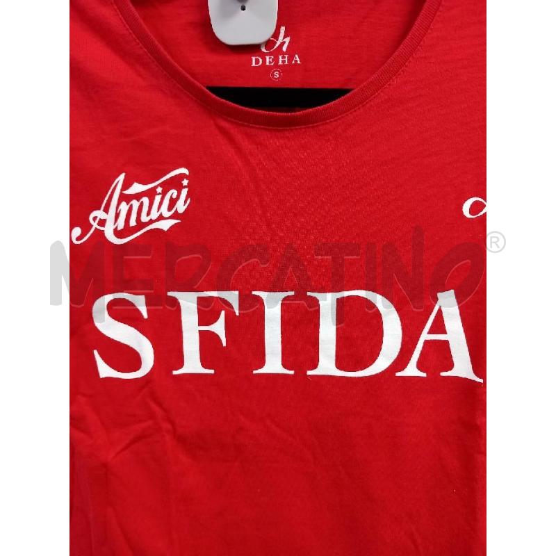 MAGLIA D DEHA ROSSO AMICI SFIDA | Mercatino dell'Usato Roma porta di roma 3