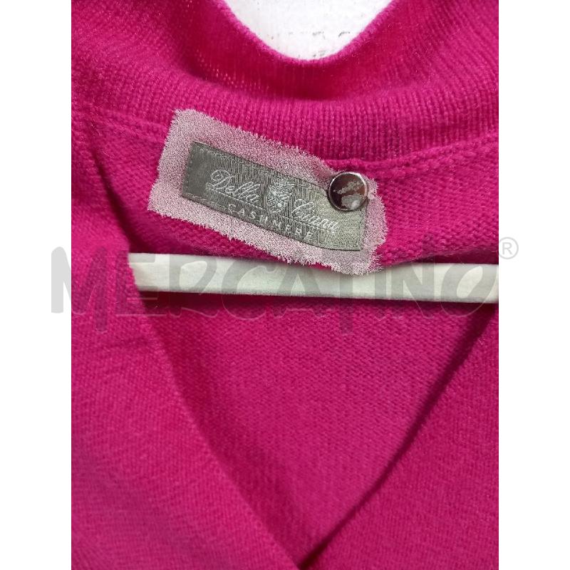 MAGLIA D DELLA CIANA ROSA PURO CASHMERE | Mercatino dell'Usato Roma porta di roma 3