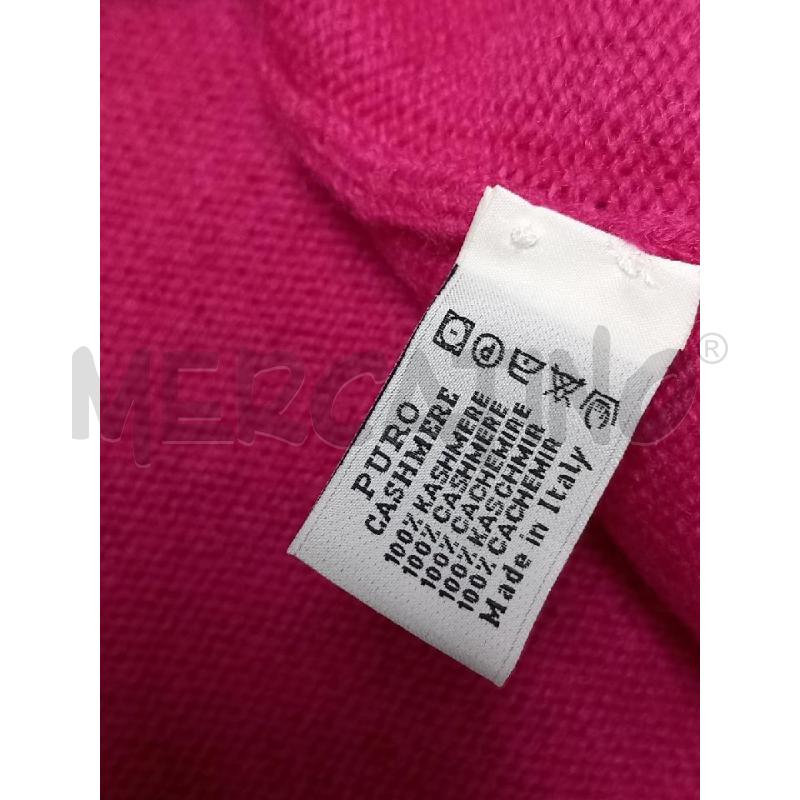 MAGLIA D DELLA CIANA ROSA PURO CASHMERE | Mercatino dell'Usato Roma porta di roma 4