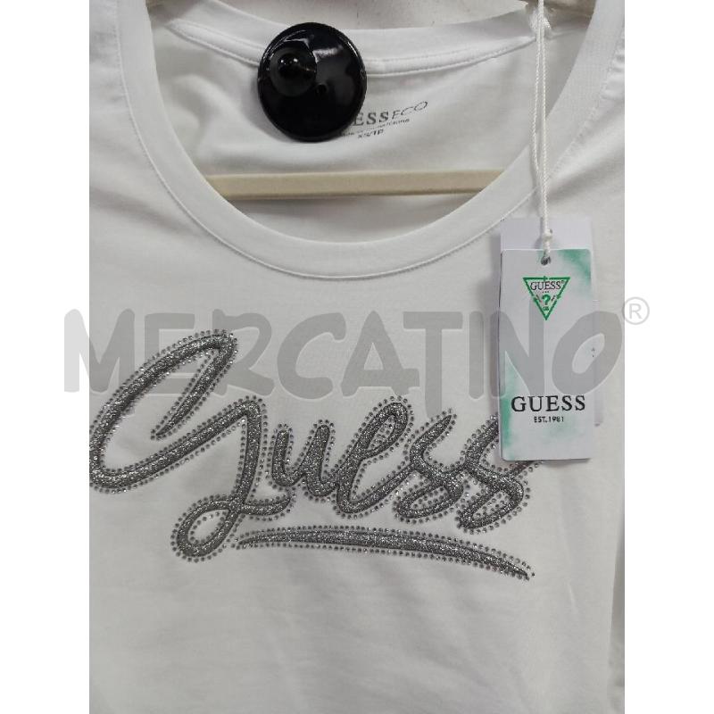MAGLIA D GUESS ECO BIANCO | Mercatino dell'Usato Roma porta di roma 2