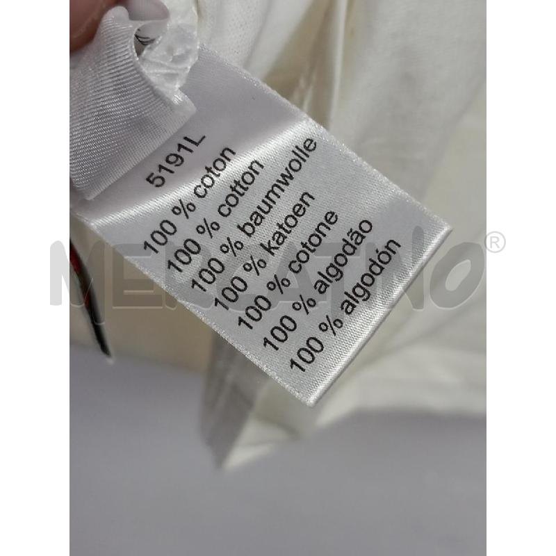 MAGLIA D LACOSTE BIANCO STRASS | Mercatino dell'Usato Roma porta di roma 3