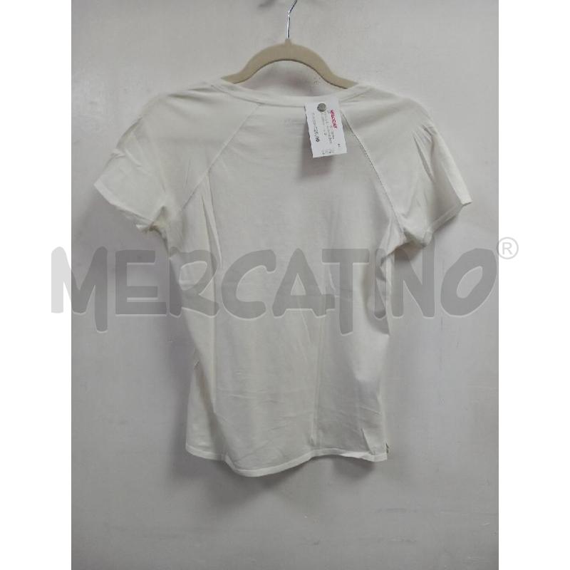 MAGLIA D LACOSTE BIANCO STRASS | Mercatino dell'Usato Roma porta di roma 4