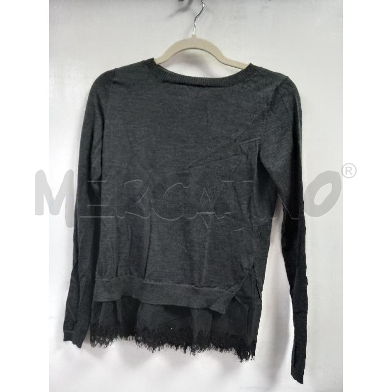 MAGLIA D PAROSH GRIGIO LANA MISTO SETA | Mercatino dell'Usato Roma porta di roma 1