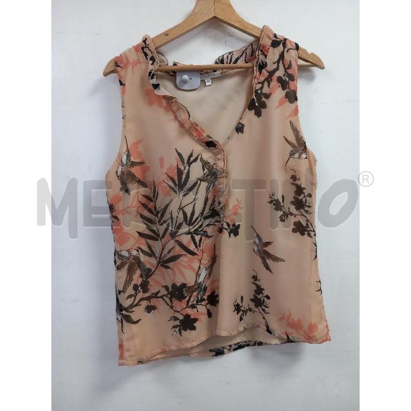 MAGLIA D PATRIZIA PEPE ROSA FANTASIA FLOREALE UCCELLO | Mercatino dell'Usato Roma porta di roma 1