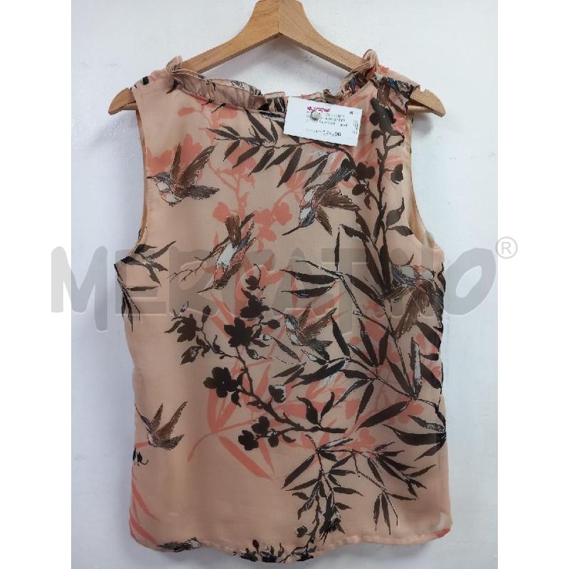 MAGLIA D PATRIZIA PEPE ROSA FANTASIA FLOREALE UCCELLO | Mercatino dell'Usato Roma porta di roma 2