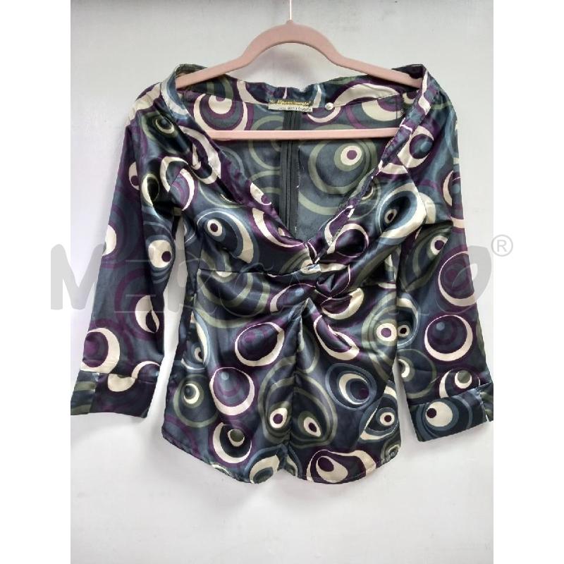 MAGLIA D RINASCIMENTO VERDE VIOLA CANGIANTE  | Mercatino dell'Usato Roma porta di roma 1