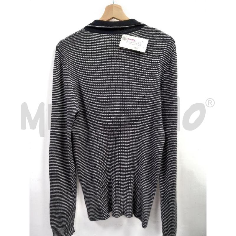 MAGLIA UOMO PRADA RIGHE BIANCA BLU CASHEMERE | Mercatino dell'Usato Roma porta di roma 2