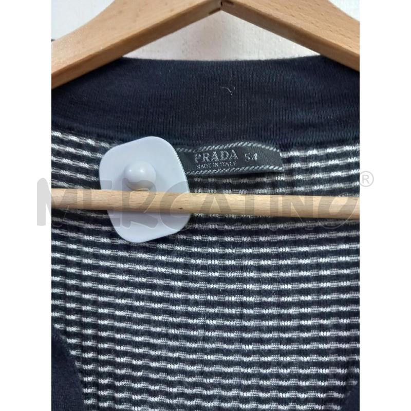 MAGLIA UOMO PRADA RIGHE BIANCA BLU CASHEMERE | Mercatino dell'Usato Roma porta di roma 3