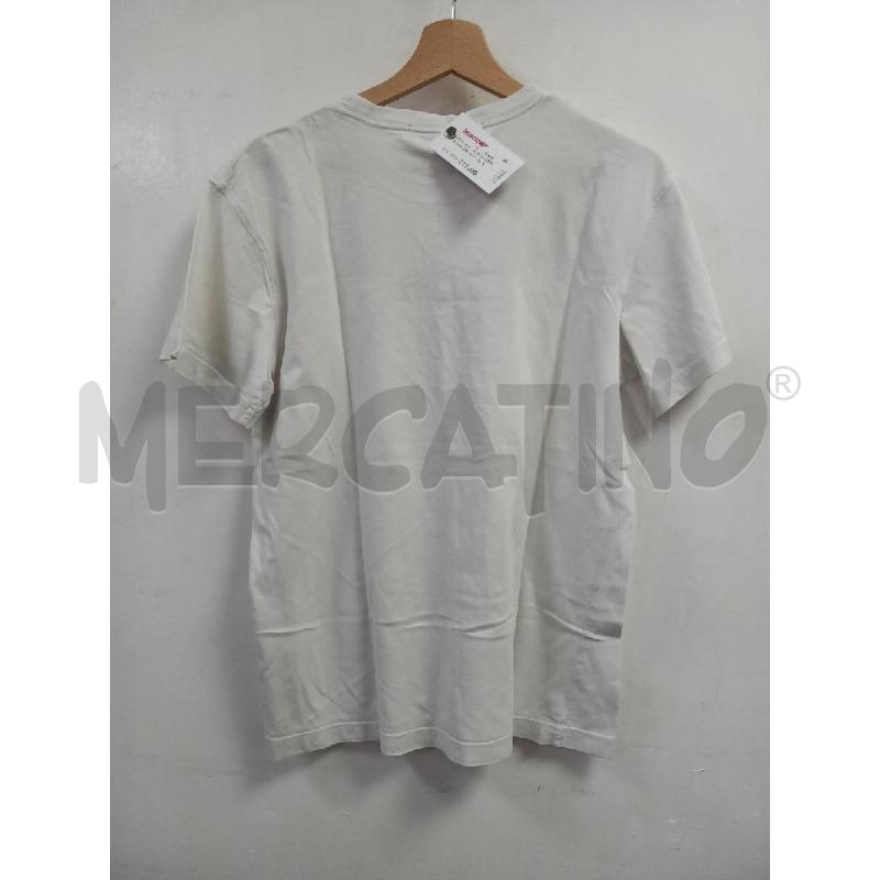 MAGLIA U CALVIN KLEIN JEANS BIANCO | Mercatino dell'Usato Roma porta di roma 3