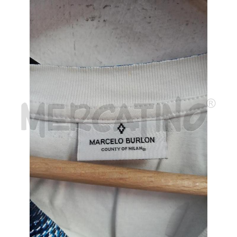 MAGLIA U MARCELO BURLON BIA TENTACOLI BLU | Mercatino dell'Usato Roma porta di roma 3