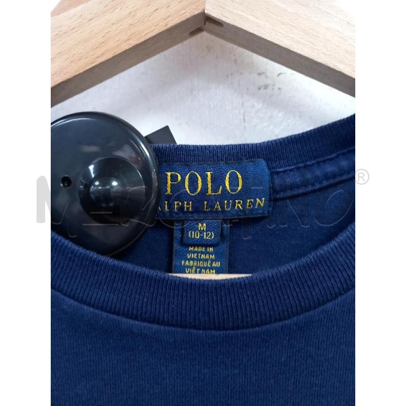 MAGLIA U POLO RALPH LAUREN BLU LOGO GIALLO | Mercatino dell'Usato Roma porta di roma 2