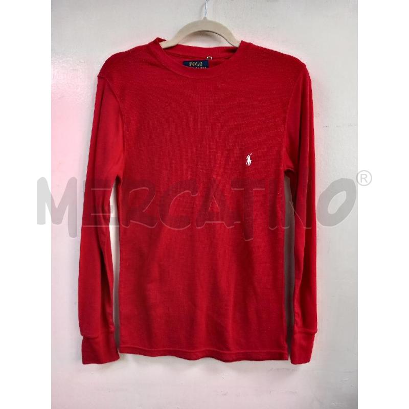 MAGLIA U POLO RALPH LAUREN ROSSO | Mercatino dell'Usato Roma porta di roma 1