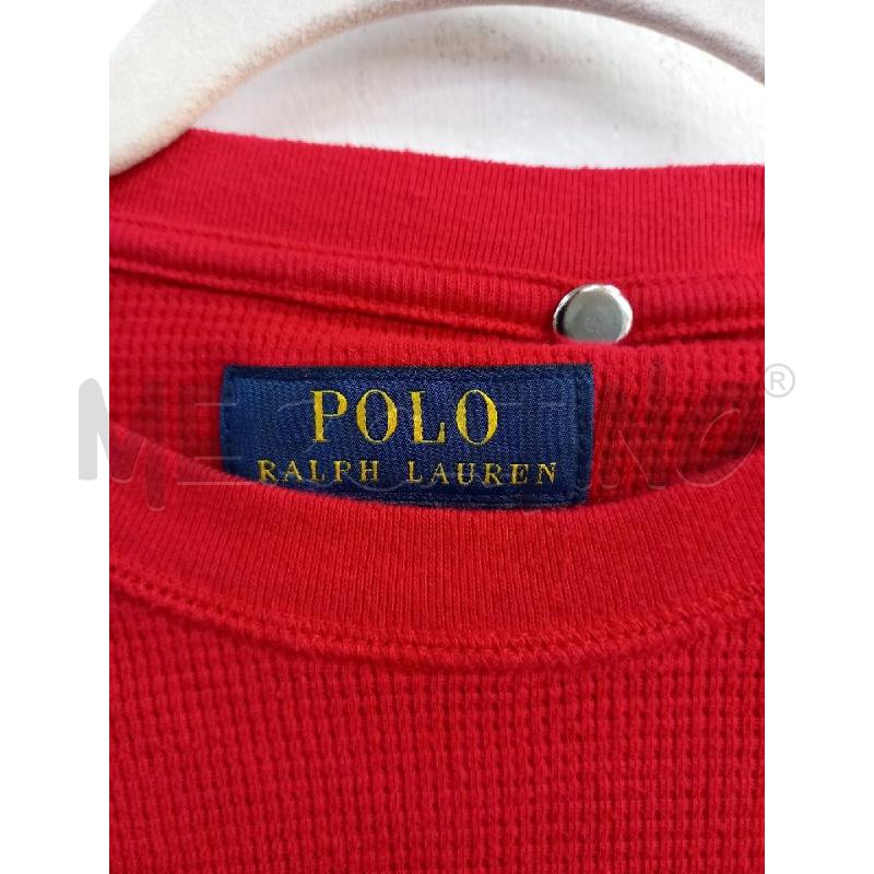 MAGLIA U POLO RALPH LAUREN ROSSO | Mercatino dell'Usato Roma porta di roma 2