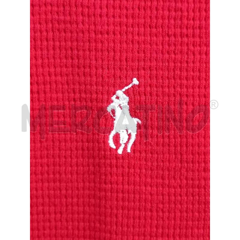 MAGLIA U POLO RALPH LAUREN ROSSO | Mercatino dell'Usato Roma porta di roma 3