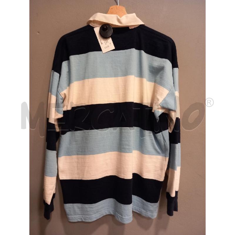 MAGLIA U SS LAZIO RIGHE BLU BIA CELESTE | Mercatino dell'Usato Roma porta di roma 4