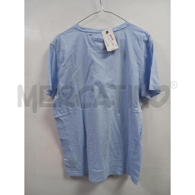 MAGLIA U TOMMY HILFIGER CELESTE | Mercatino dell'Usato Roma porta di roma 3