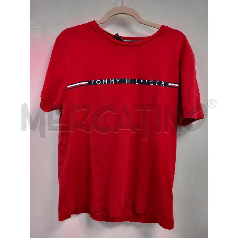 MAGLIA U TOMMY HILFIGER ROSSO | Mercatino dell'Usato Roma porta di roma 1