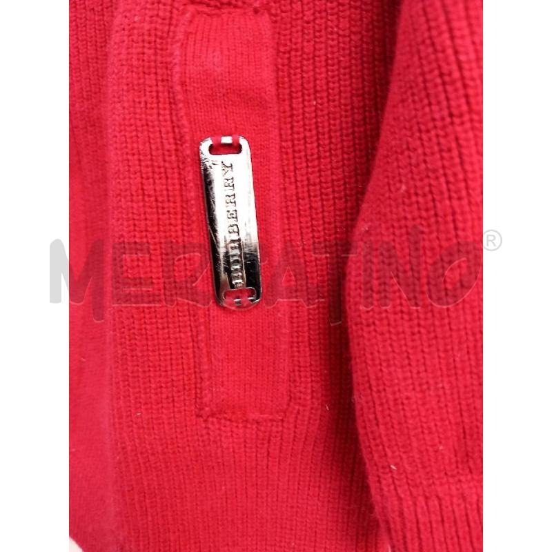 MAGLIONCINO BAMBINO BURBERRY ROSSO | Mercatino dell'Usato Roma porta di roma 2