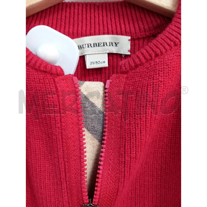 MAGLIONCINO BAMBINO BURBERRY ROSSO | Mercatino dell'Usato Roma porta di roma 3