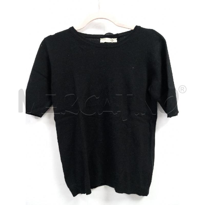 MAGLIONE D CASHMERE BLEND BY GABRIO PAGNINI NERO  | Mercatino dell'Usato Roma porta di roma 1
