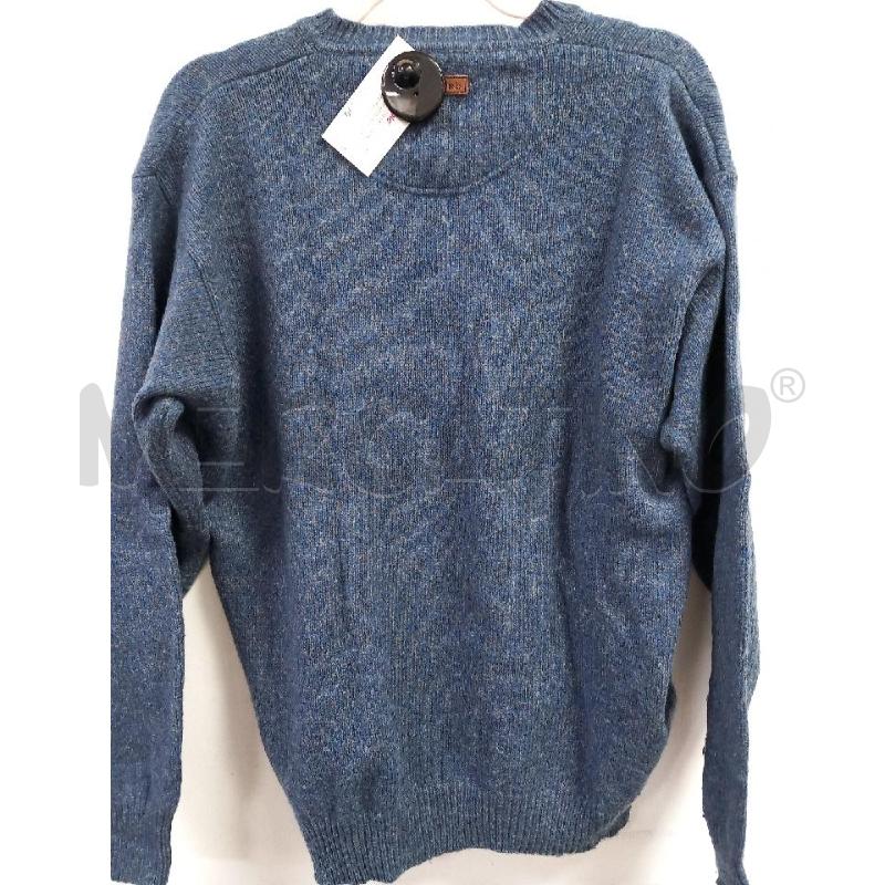 MAGLIONE U MARLBORO CLASSIC BLU MISTO LANA | Mercatino dell'Usato Roma porta di roma 2