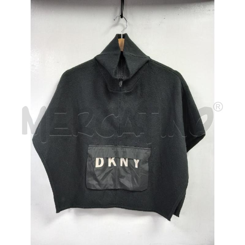 MANTELLA D DKNY NERO | Mercatino dell'Usato Roma porta di roma 1