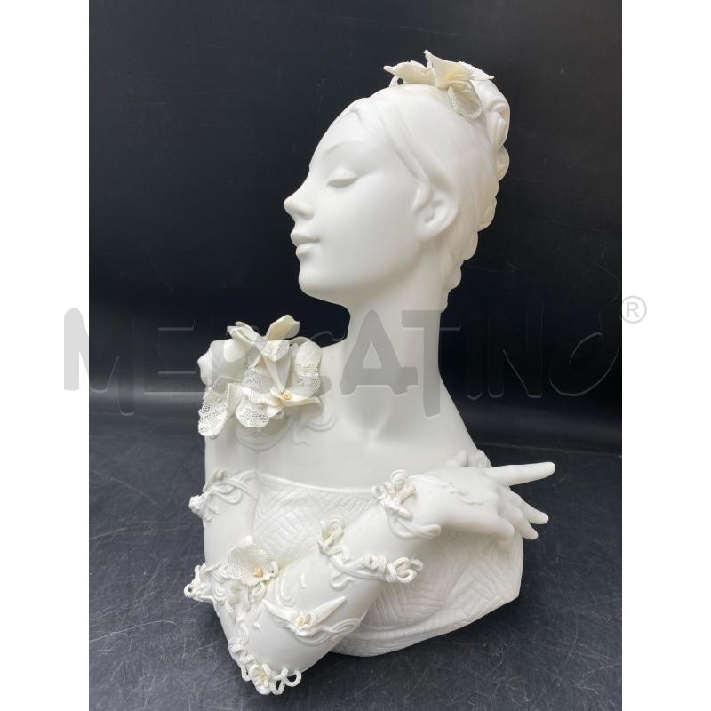 MEZZO BUSTO DA RIV LLADRO FAI LADY 34CM | Mercatino dell'Usato Roma porta di roma 1