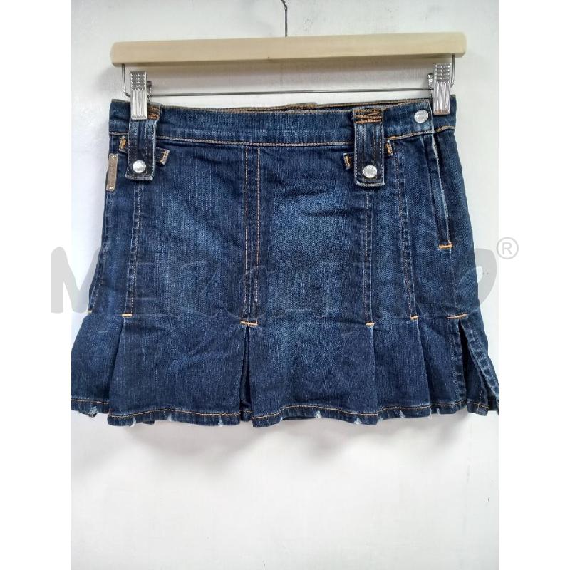 MINI GONNA DOLCE & GABBANA BLU DENIM | Mercatino dell'Usato Roma porta di roma 1