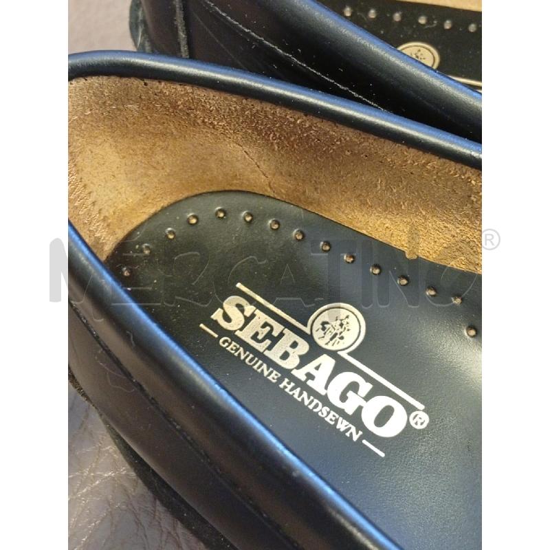 MOCASSINI D SEBAGO NERO SCATOLA | Mercatino dell'Usato Roma porta di roma 2