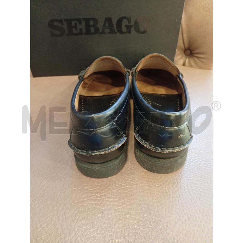 MOCASSINI D SEBAGO NERO SCATOLA | Mercatino dell'Usato Roma porta di roma 4