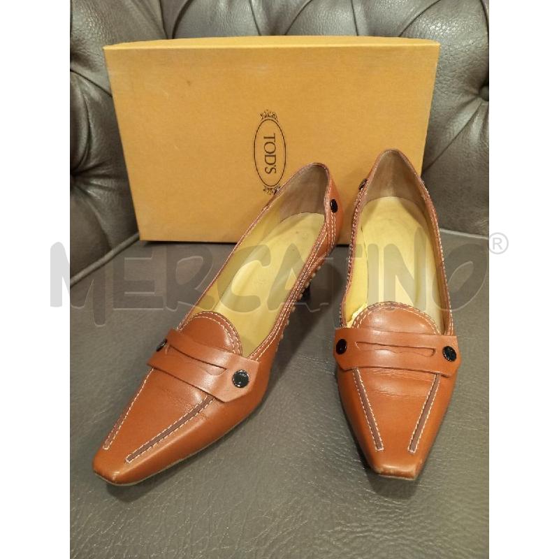 MOCASSINI D TOD'S NOVAK MARRONE SCATOLA | Mercatino dell'Usato Roma porta di roma 1