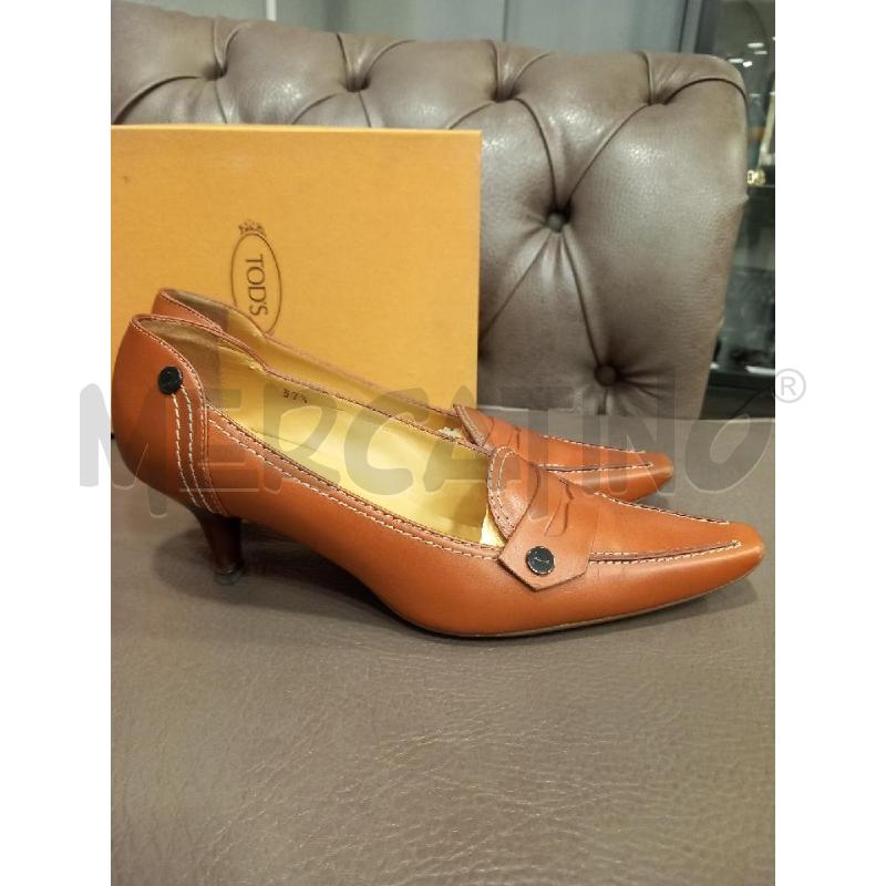 MOCASSINI D TOD'S NOVAK MARRONE SCATOLA | Mercatino dell'Usato Roma porta di roma 3