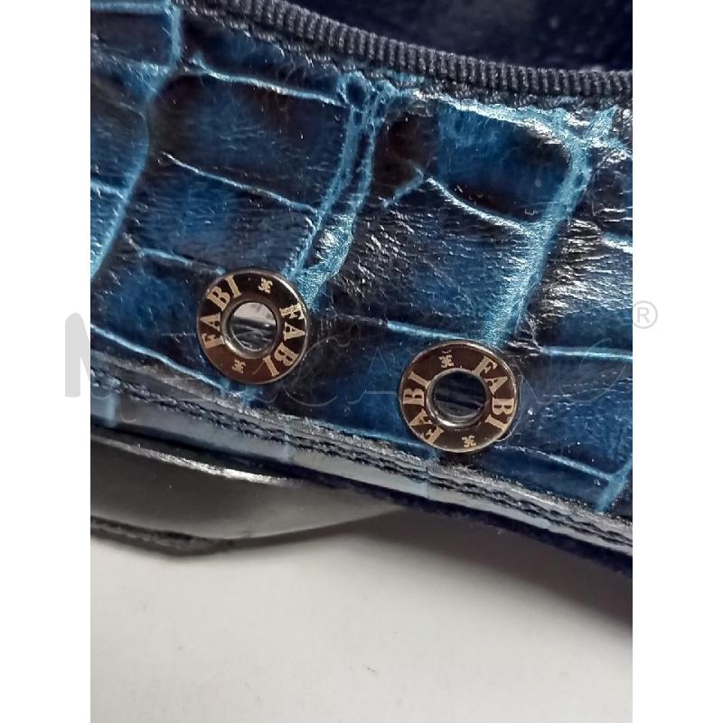 MOCASSINI PELLE U FABI BLU  | Mercatino dell'Usato Roma porta di roma 3