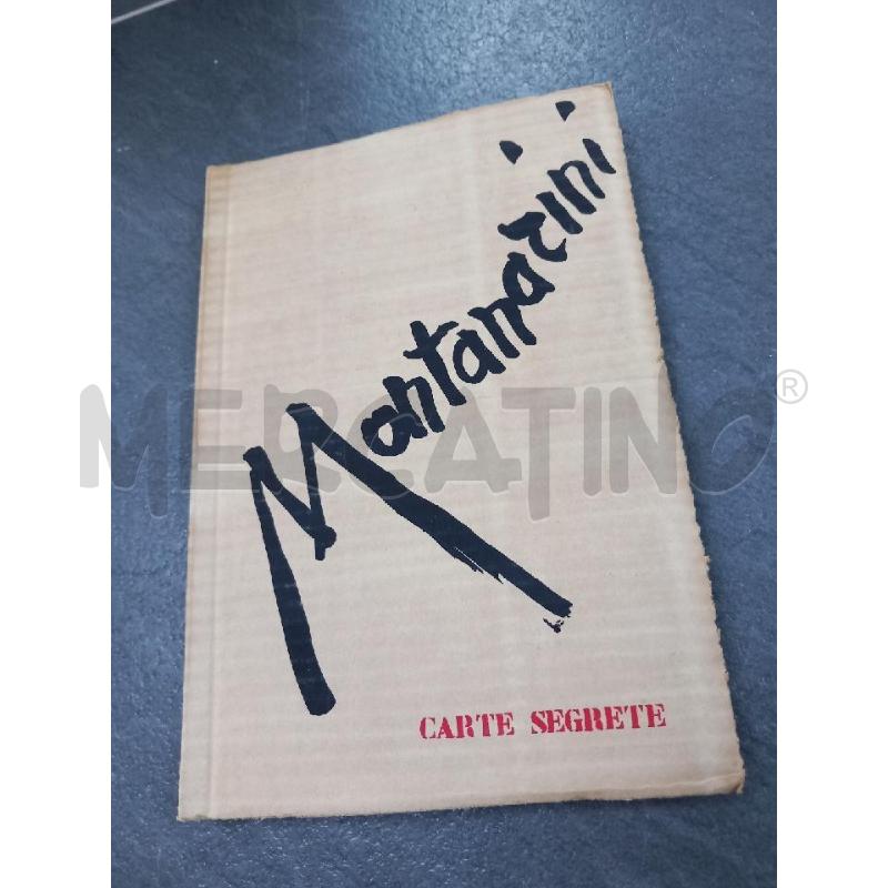 MONTANARINI CARTE SEGRETE FIRMATO | Mercatino dell'Usato Roma porta di roma 1