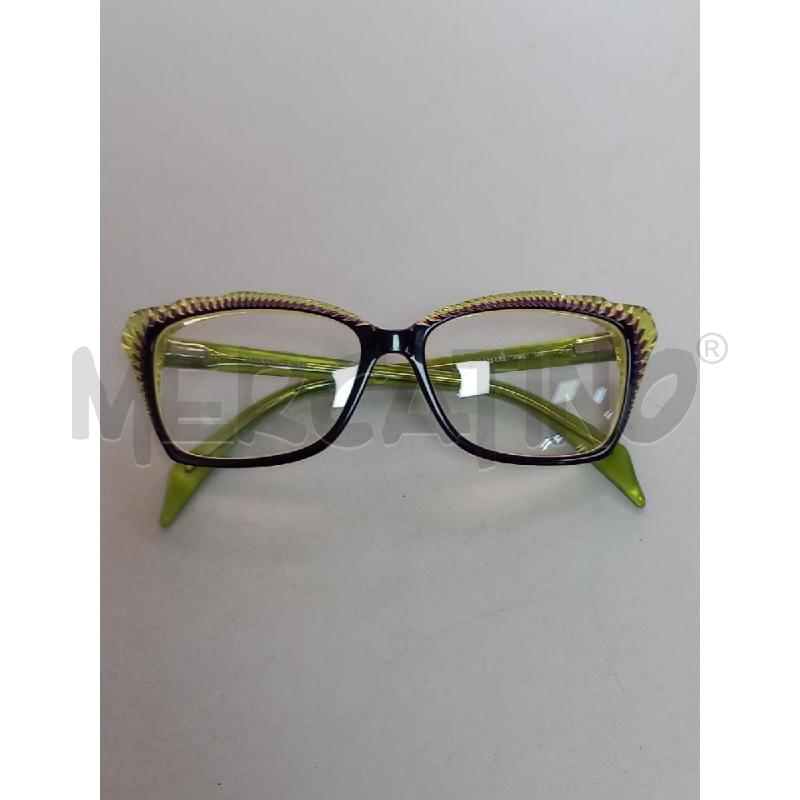 OCCHIALI ALEXANDER MCQUEEN VERDE AMQ 4205 EMO 135 | Mercatino dell'Usato Roma porta di roma 1