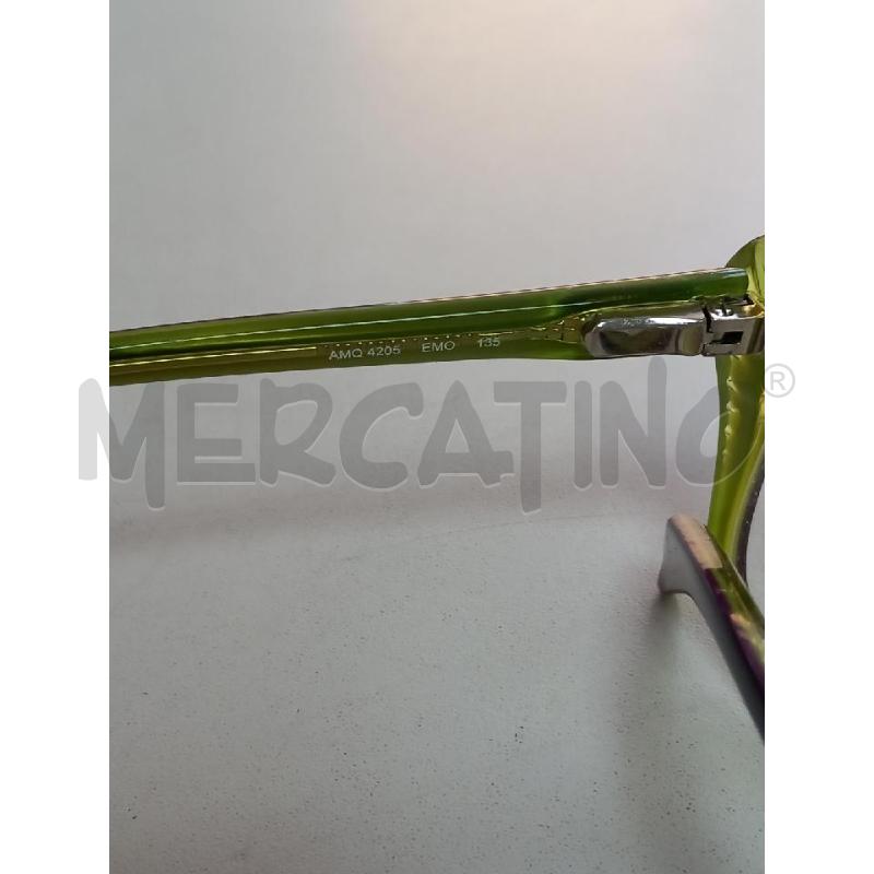 OCCHIALI ALEXANDER MCQUEEN VERDE AMQ 4205 EMO 135 | Mercatino dell'Usato Roma porta di roma 3