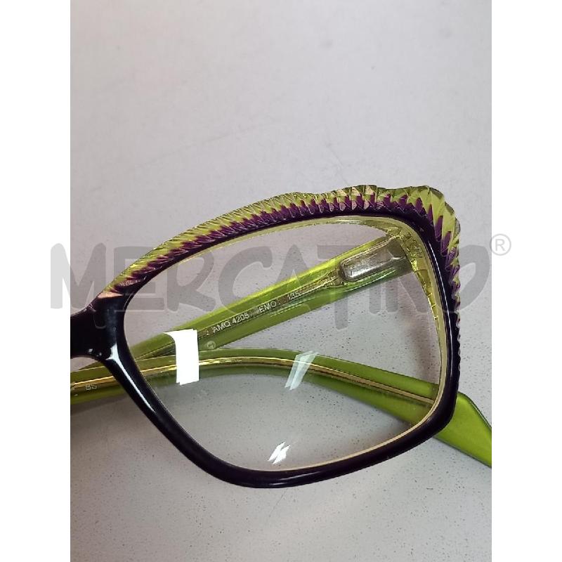 OCCHIALI ALEXANDER MCQUEEN VERDE AMQ 4205 EMO 135 | Mercatino dell'Usato Roma porta di roma 5