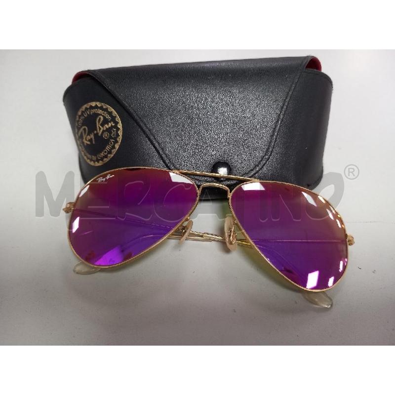 OCCHIALI D RAY-BAN RB 3025 AVIATOR LARGE METAL | Mercatino dell'Usato Roma porta di roma 1