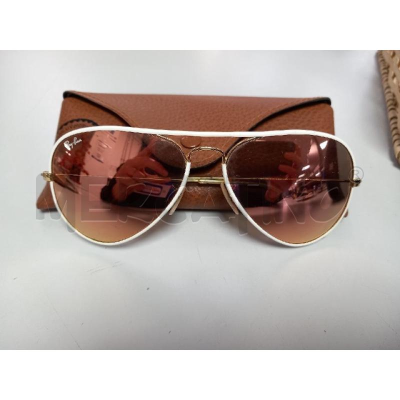 OCCHIALI RAY-BAN RB 3025-J-M AVIATOR FULL COLOR | Mercatino dell'Usato Roma porta di roma 1