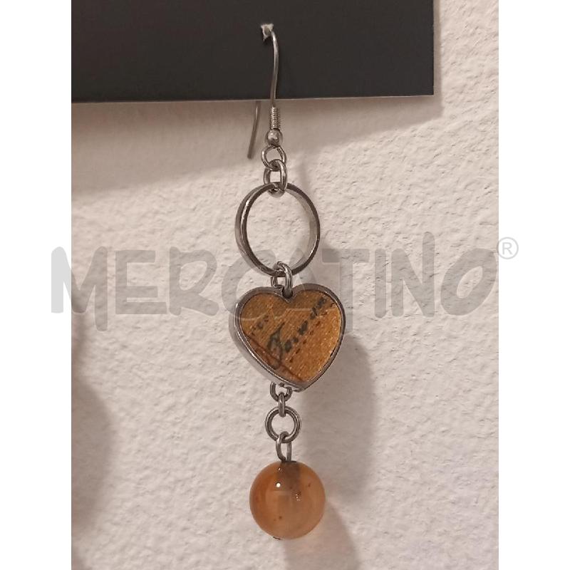 ORECCHINI 1 CLASSE ALVIERO MARTINI IN ACCIAIO CUORE | Mercatino dell'Usato Roma porta di roma 2