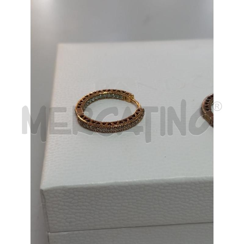 ORECCHINI PANDORA DORATO | Mercatino dell'Usato Roma porta di roma 2