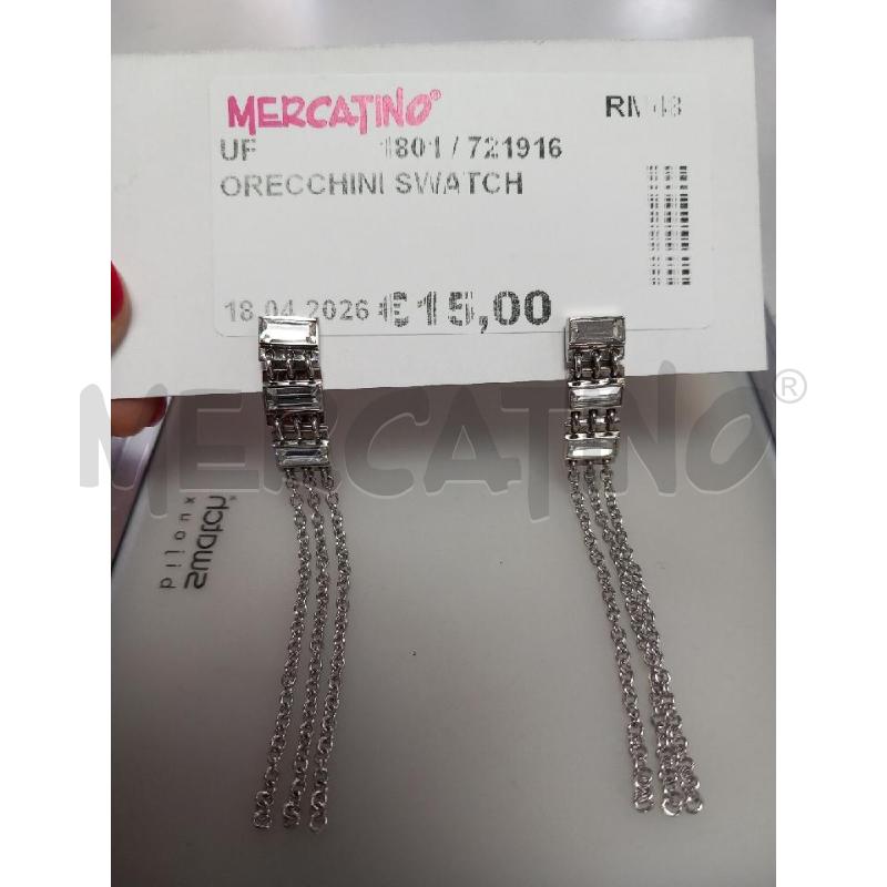 ORECCHINI SWATCH | Mercatino dell'Usato Roma porta di roma 2