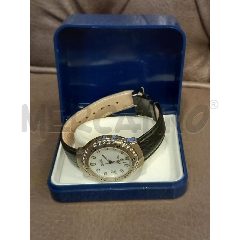 OROLOGIO DA POLSO BULOVA CINTURINO PELLE NERO | Mercatino dell'Usato Roma porta di roma 1