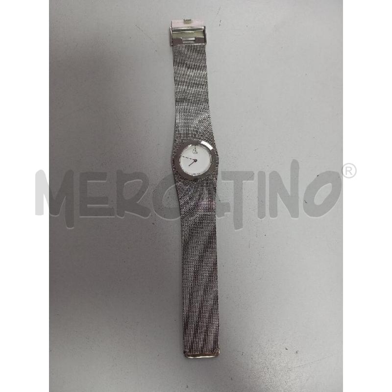 OROLOGIO DA POLSO CALVIN KLEIN ARGENTATO | Mercatino dell'Usato Roma porta di roma 1