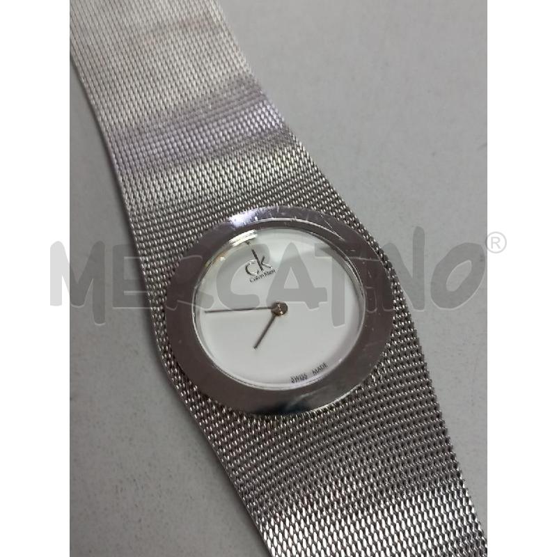 OROLOGIO DA POLSO CALVIN KLEIN ARGENTATO | Mercatino dell'Usato Roma porta di roma 2